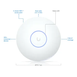 Точка доступу Ubiquiti UniFi U7 Long-Range (U7-LR) UA