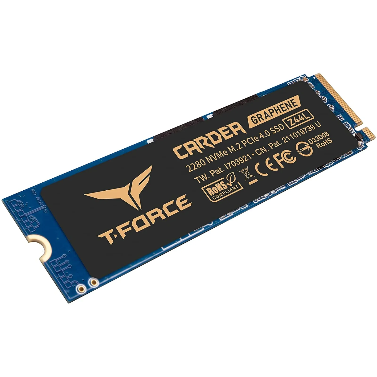 SSD накопичувач 250GB Team Cardea Zero Z44L M.2 2280 PCIe 4.0 x4 NVMe TLC (TM8FPL250G0C127) UA