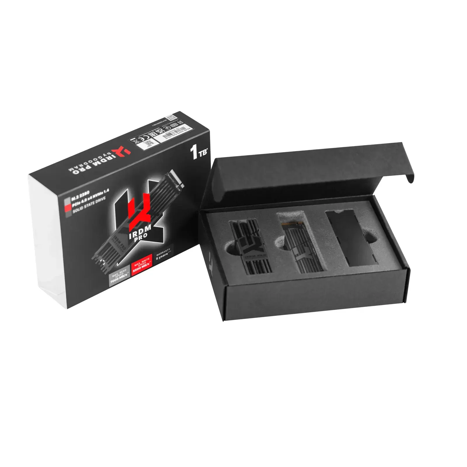 Накопичувач SSD 2TB Goodram IRDM Pro M.2 2280 PCIe 4.0 x4 3D TLC (IRP-SSDPR-P44A-2K0-80) UA