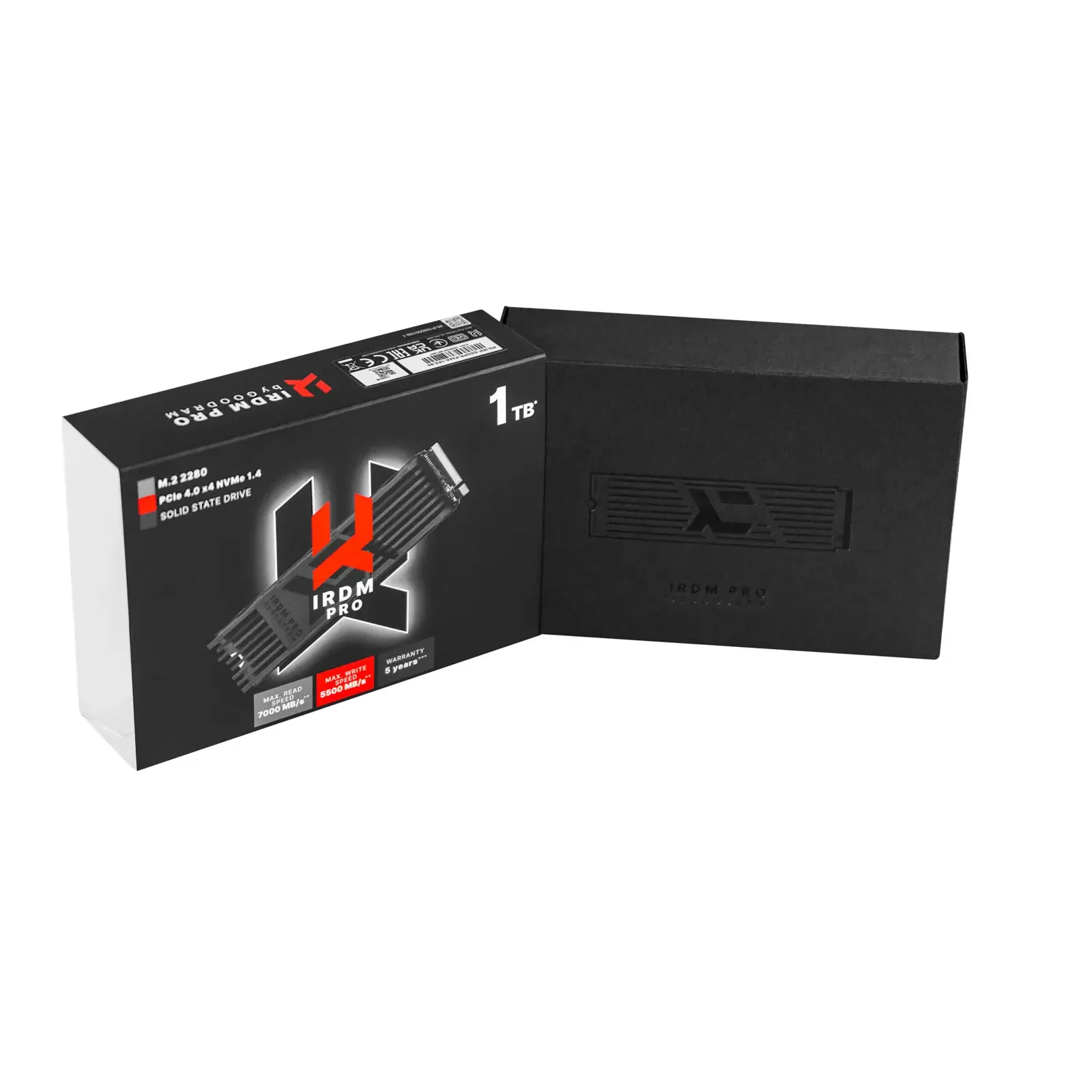 Накопичувач SSD 2TB Goodram IRDM Pro M.2 2280 PCIe 4.0 x4 3D TLC (IRP-SSDPR-P44A-2K0-80) UA