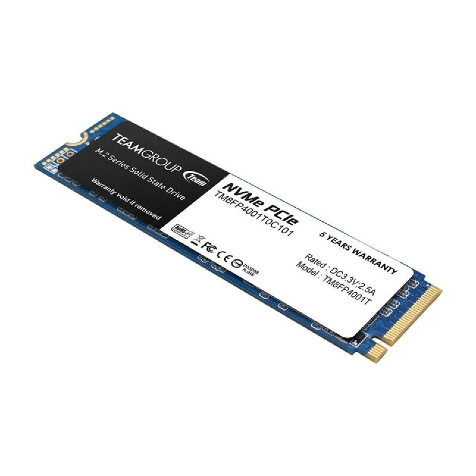 SSD накопичувач 1TB Team MP34 M.2 2280 PCIe 3.0 x4 3D TLC (TM8FP4001T0C101) UA