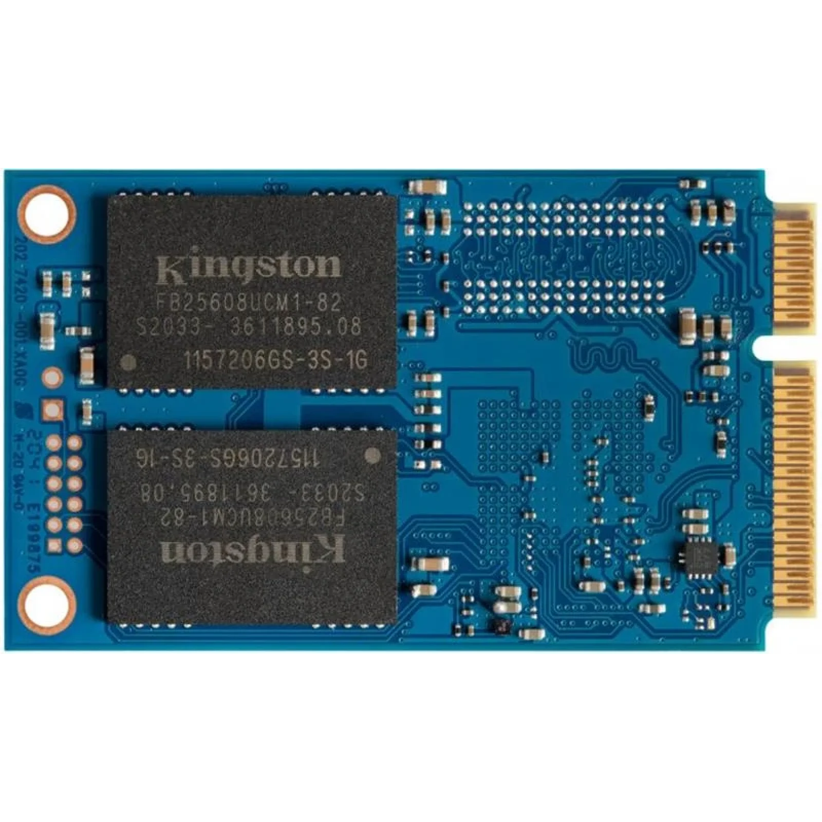 Накопичувач SSD 512GB Kingston KC600 mSATA SATAIII 3D TLC (SKC600MS/512G) UA