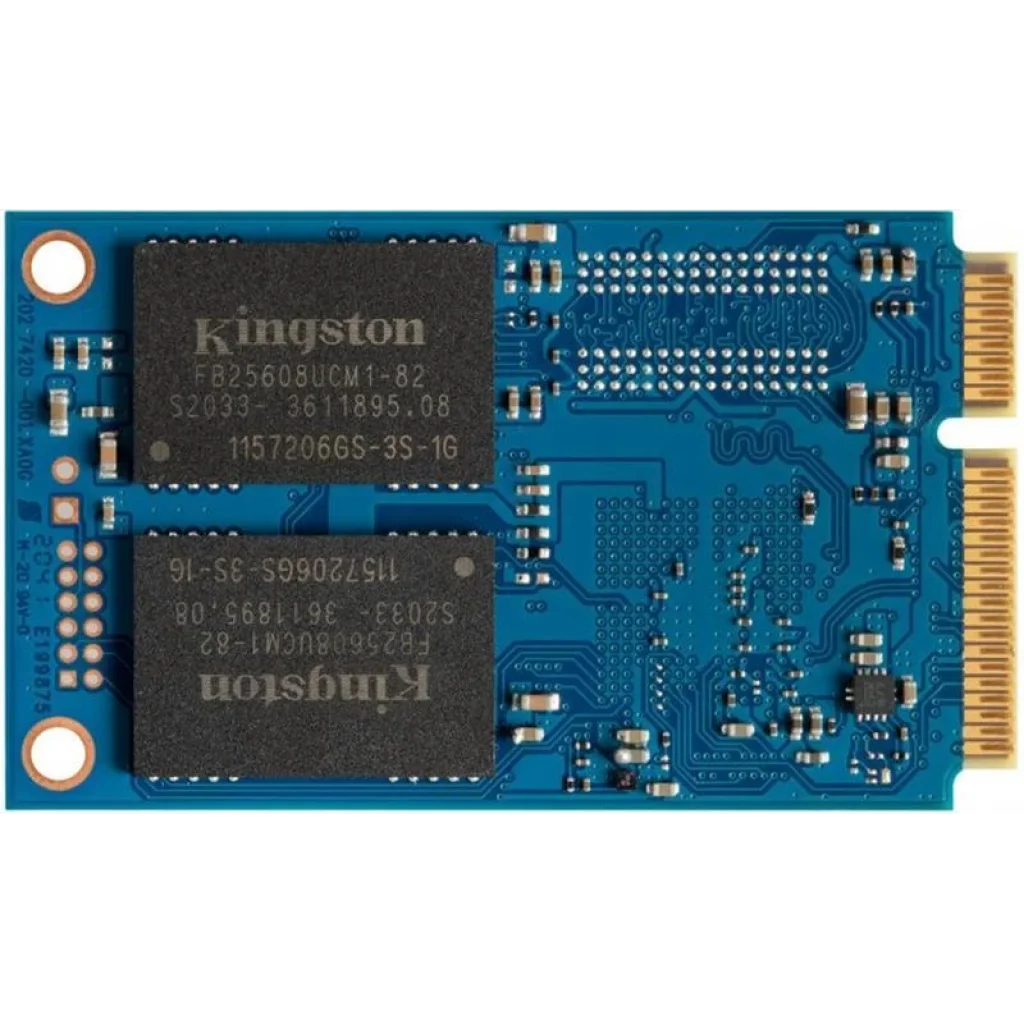 Накопитель SSD 256GB Kingston KC600 mSATA SATAIII 3D TLC (SKC600MS/256G) UA