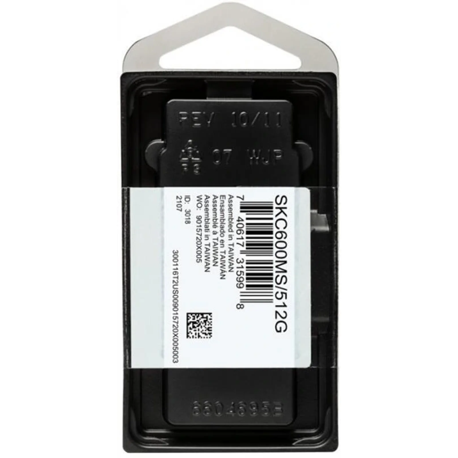 Накопитель SSD 256GB Kingston KC600 mSATA SATAIII 3D TLC (SKC600MS/256G) UA