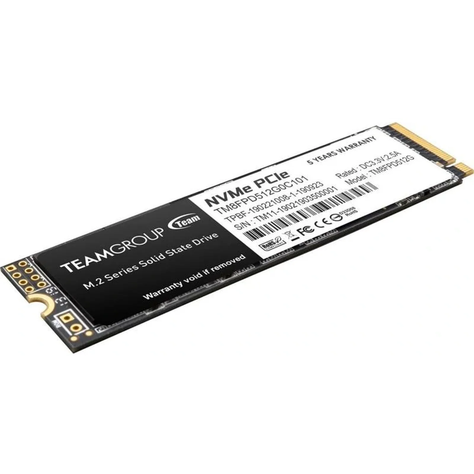 SSD накопичувач 512GB Team MP33 Pro M.2 2280 PCIe 3.0 x4 3D TLC (TM8FPD512G0C101) UA