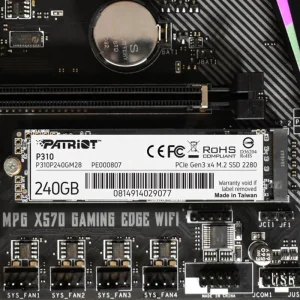 Накопичувач SSD 240GB Patriot P310 M.2 2280 PCIe NVMe 3.0 x4 TLC (P310P240GM28) UA