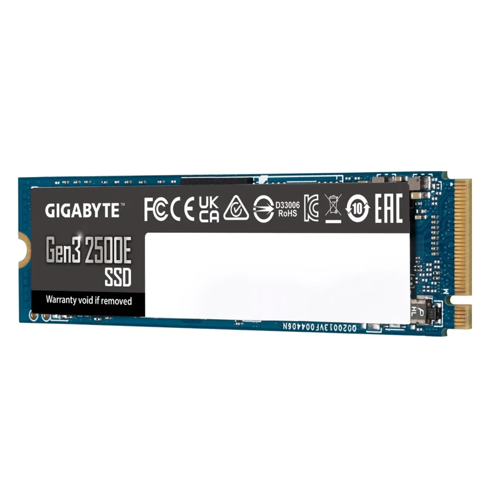 SSD накопичувач 1TB Gigabyte Gen3 2500E M.2 PCIe NVMe 3.0 x4 3D TLC (G325E1TB) UA
