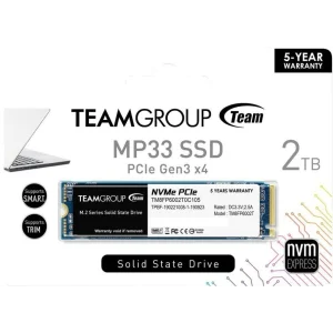 SSD накопичувач 2TB Team MP33 M.2 2280 PCIe 3.0 x4 3D TLC (TM8FP6002T0C101) UA