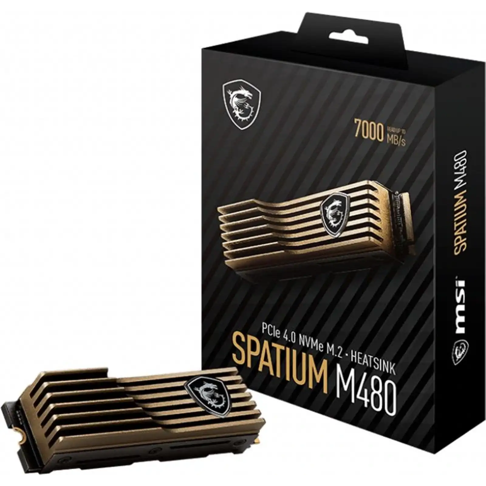 SSD накопичувач 1TB MSI Spatium M480 Pro HS M.2 2280 PCIe 4.0 x4 NVMe 3D NAND TLC (S78-440L1J0-P83) UA