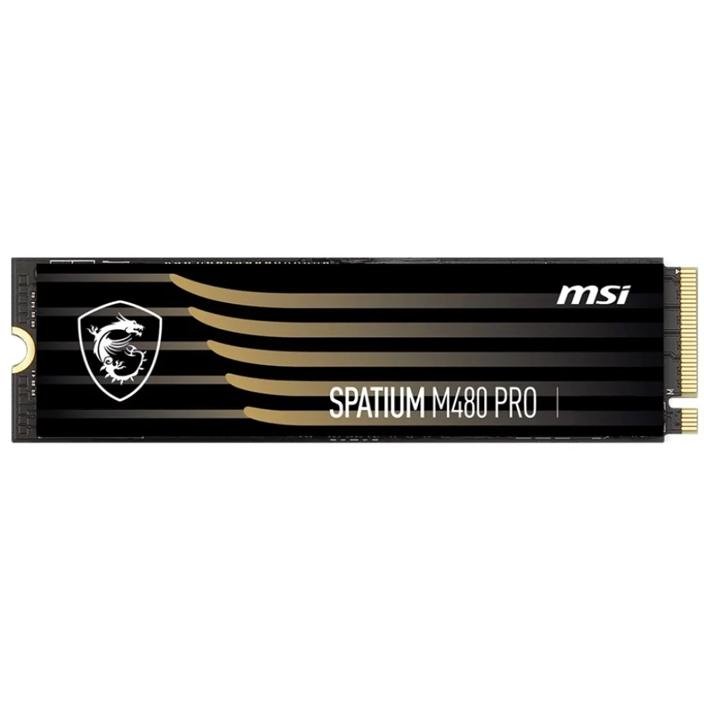 Накопичувач SSD 1TB MSI Spatium M480 Pro M.2 2280 PCIe 4.0 x4 NVMe 3D NAND TLC (S78-440L1G0-P83) UA