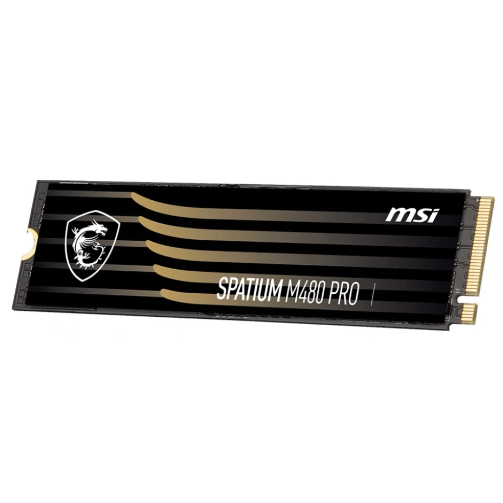 Накопичувач SSD 1TB MSI Spatium M480 Pro M.2 2280 PCIe 4.0 x4 NVMe 3D NAND TLC (S78-440L1G0-P83) UA