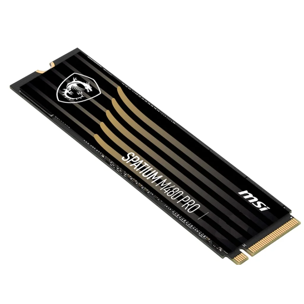 Накопичувач SSD 1TB MSI Spatium M480 Pro M.2 2280 PCIe 4.0 x4 NVMe 3D NAND TLC (S78-440L1G0-P83) UA