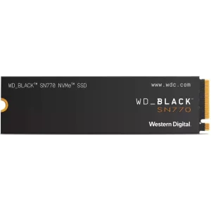 Накопитель SSD 1TB WD Black SN770 M.2 2280 PCIe 4.0 x4 3D TLC (WDS100T3X0E) UA