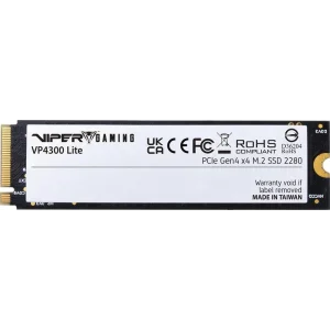 Накопичувач SSD 4TB Patriot Viper VP4300 Lite M.2 2280 PCIe 4.0 x4 NVMe TLC (VP4300L4TBM28H) UA