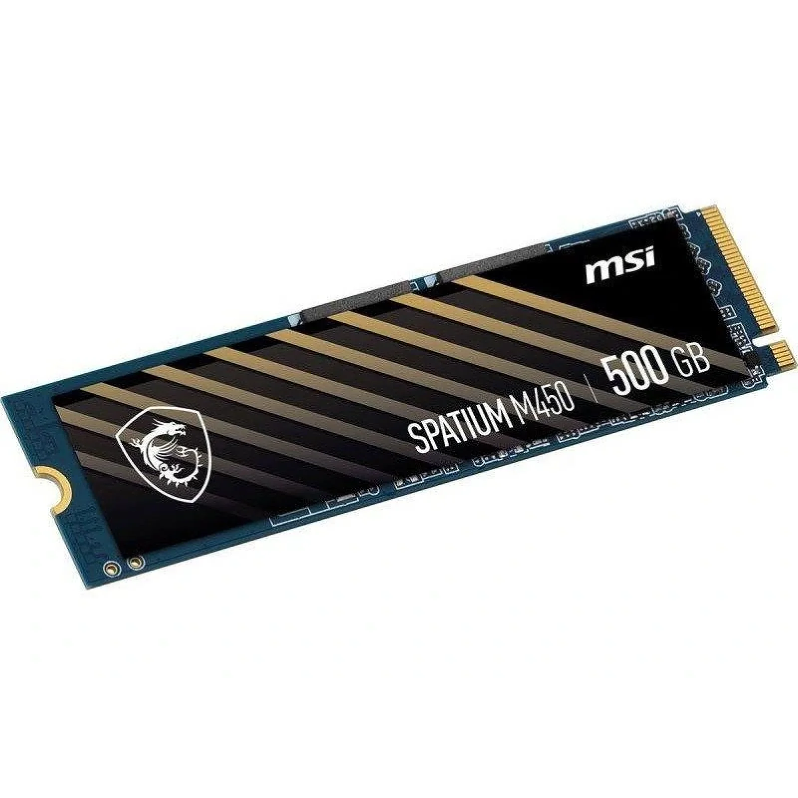 Накопичувач SSD 500GB MSI Spatium M450 M.2 2280 PCIe 4.0 x4 NVMe 3D NAND TLC (S78-440K220-P83) UA