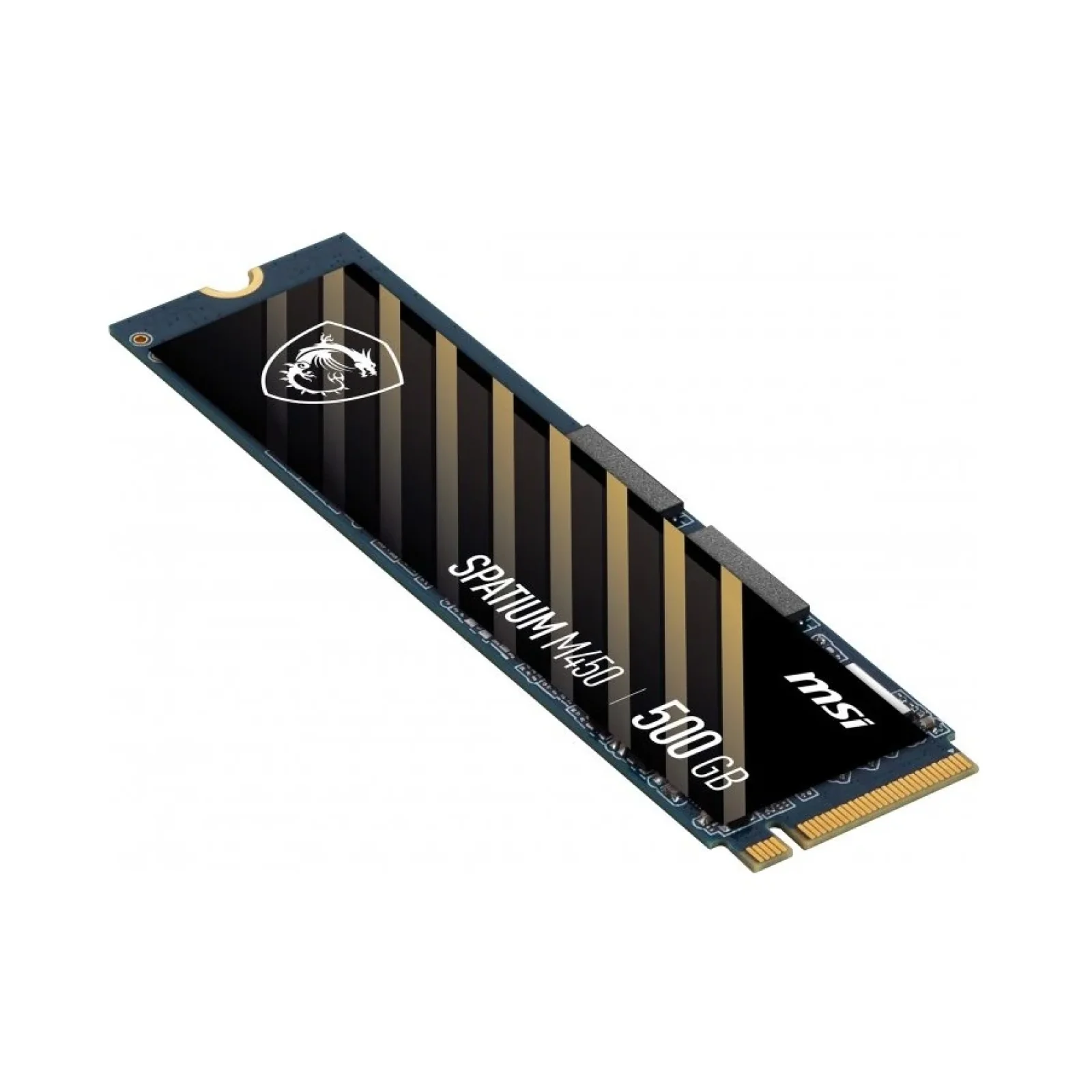 Накопичувач SSD 500GB MSI Spatium M450 M.2 2280 PCIe 4.0 x4 NVMe 3D NAND TLC (S78-440K220-P83) UA