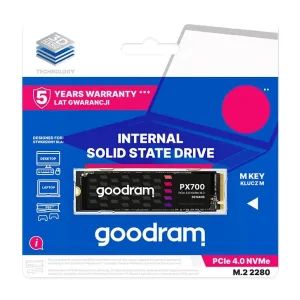 Накопитель SSD 1TB Goodram PX700 M.2 2280 PCIe 4.0 x4 NVMe 3D NAND (SSDPR-PX700-01T-80) UA
