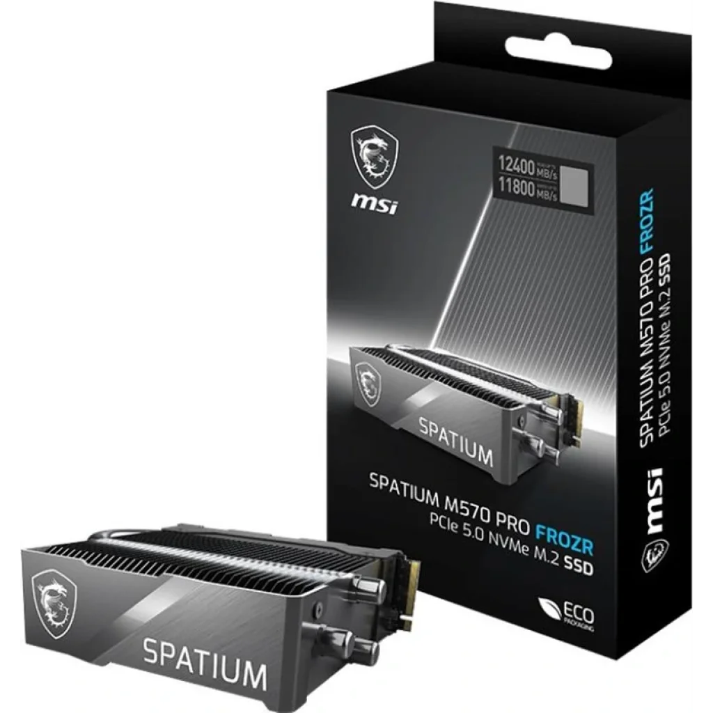 Накопичувач SSD 2TB MSI Spatium M570 Pro M.2 2280 PCIe 5.0 x4 NVMe 3D NAND (S78-440Q670-P83) UA