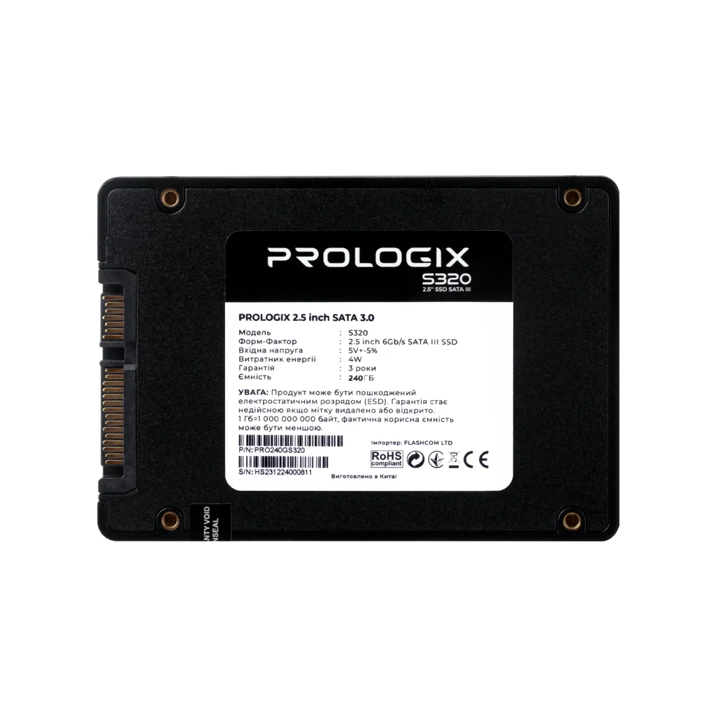 Накопитель SSD 240GB Prologix S320 2.5