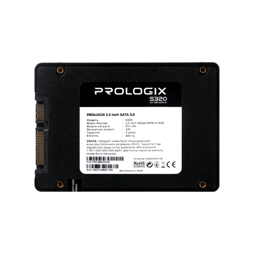 Накопитель SSD 480GB Prologix S320 2.5