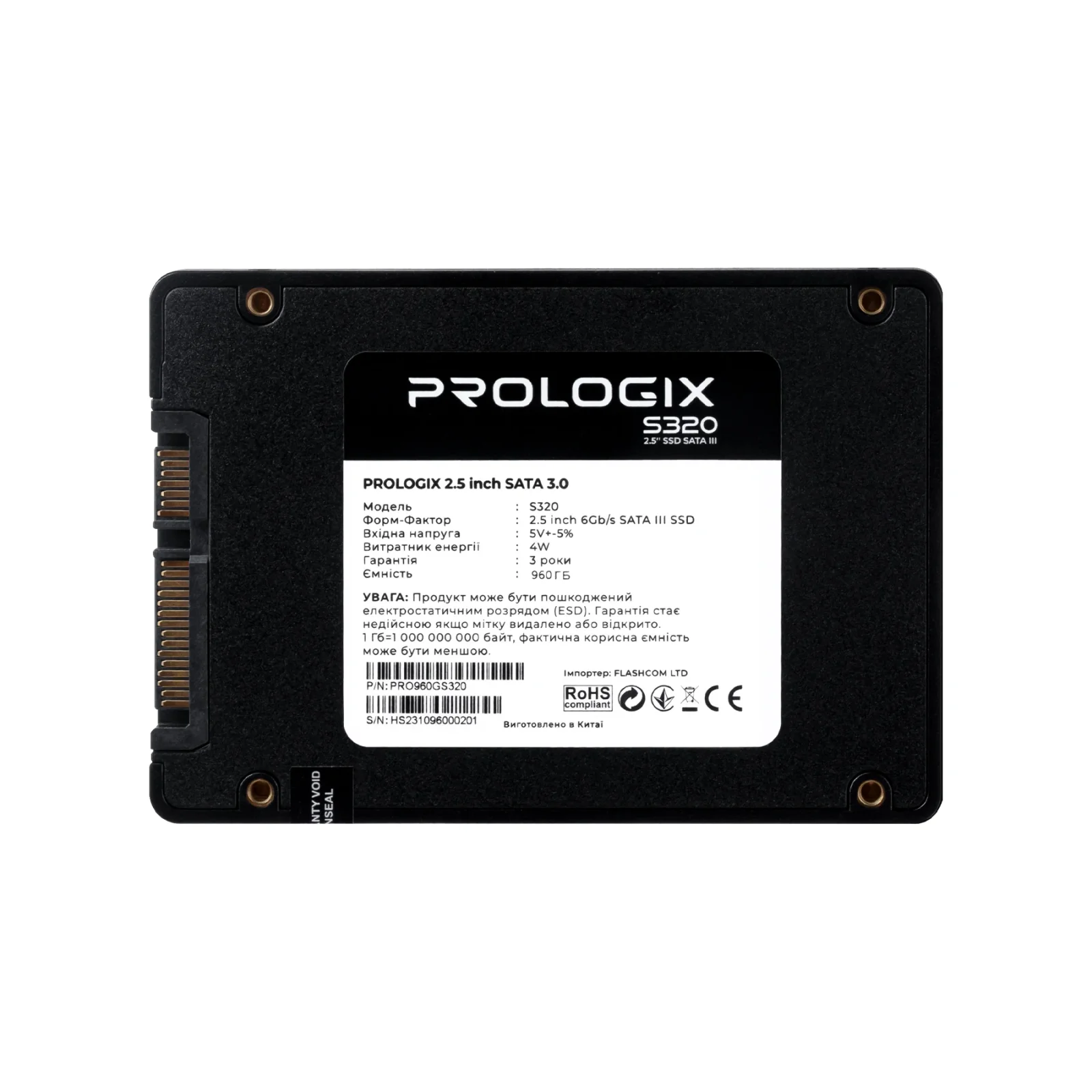 Накопитель SSD 960GB Prologix S320 2.5
