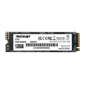 Накопитель SSD 128GB Patriot P320 M.2 2280 PCIe 3.0 x4 NVMe TLC (P320P128GM28) UA