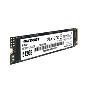 Накопичувач SSD 512GB Patriot P320 M.2 2280 PCIe 3.0 x4 NVMe TLC (P320P512GM28) UA