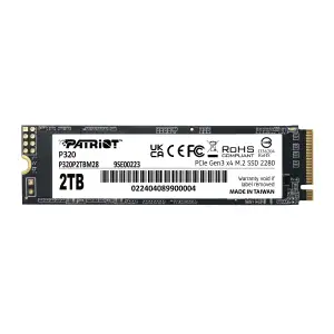 Накопитель SSD 2TB Patriot P320 M.2 2280 PCIe 3.0 x4 NVMe TLC (P320P2TBM28) UA