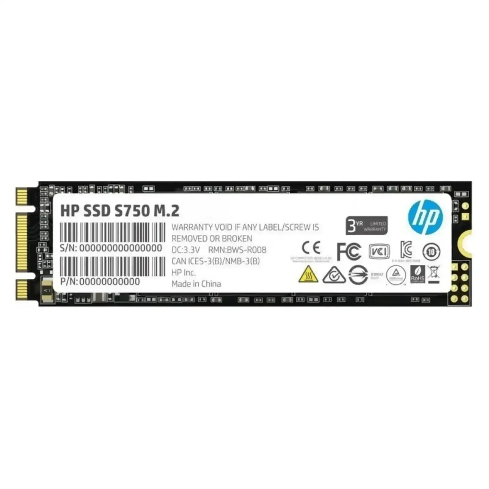Накопитель SSD HP S750 1 TB (16L57AA) UA