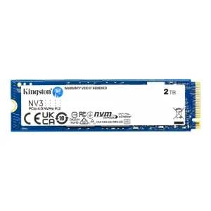 Накопичувач SSD 2TB M.2 NVMe Kingston NV3 M.2 2280 PCIe Gen4.0 x4 (SNV3S/2000G) UA