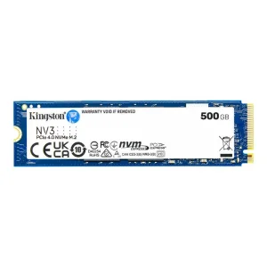 Накопичувач SSD 500GB M.2 NVMe Kingston NV3 M.2 2280 PCIe Gen4.0 x4 (SNV3S/500G) UA