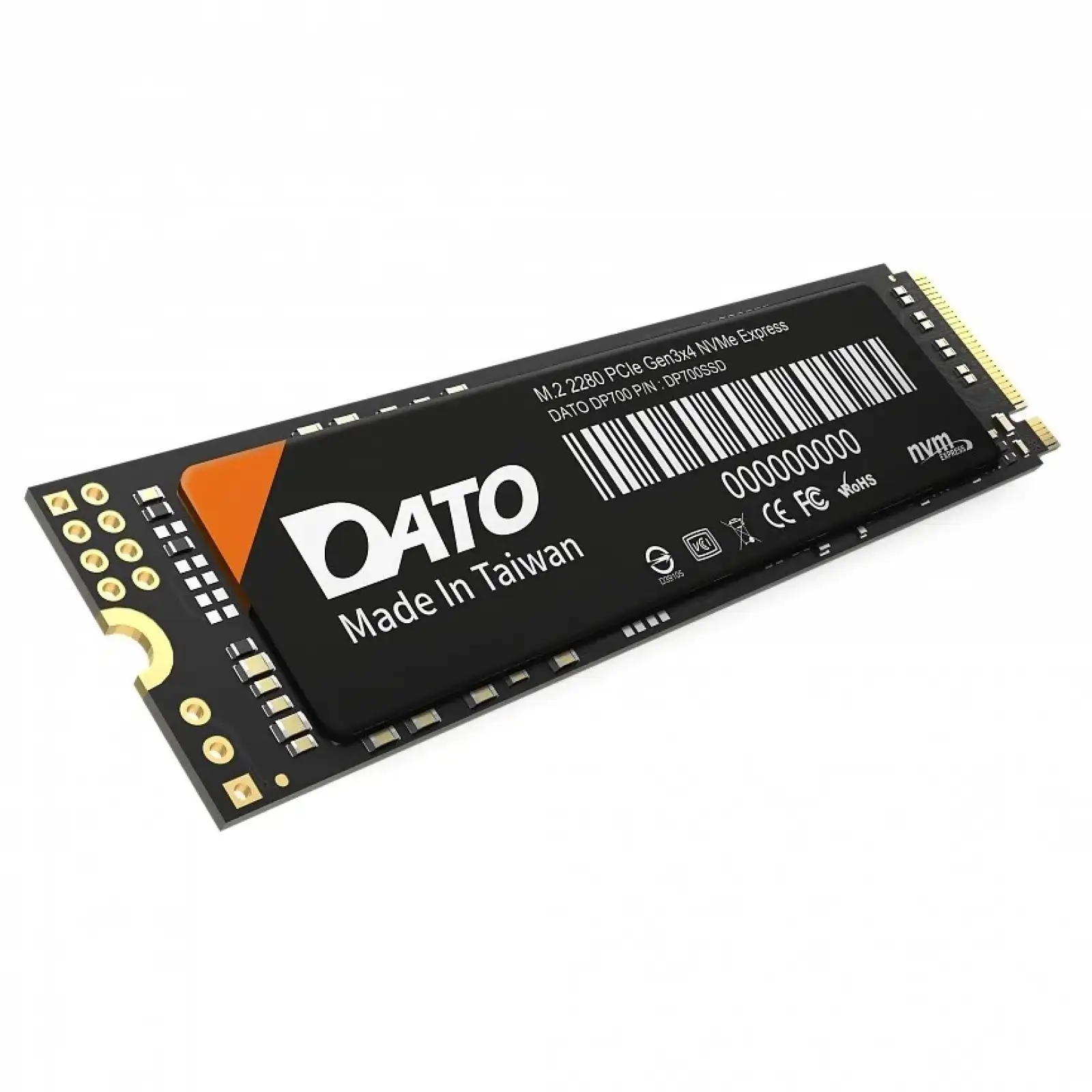 SSD накопичувач 1TB Dato DP700 M.2 2280 PCIe 3.0 x4 NVMe 3D NAND (DP700SSD-1TB) UA