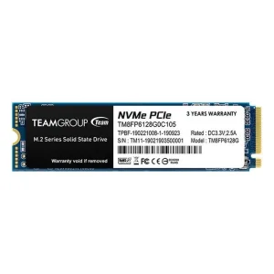 SSD накопичувач 128GB Team MP33 M.2 2280 PCIe 3.0 x4 3D TLC (TM8FP6128G0C101) UA
