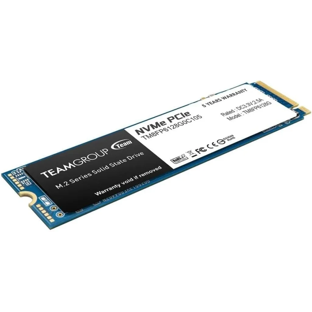 Накопичувач SSD 128GB Team MP33 M.2 2280 PCIe 3.0 x4 3D TLC (TM8FP6128G0C101) UA