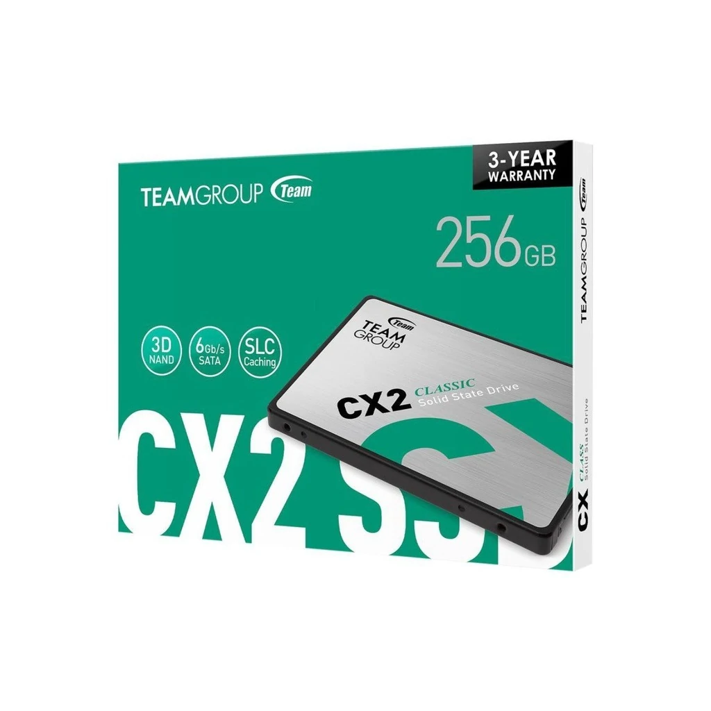 Накопитель SSD 256GB Team CX2 2.5