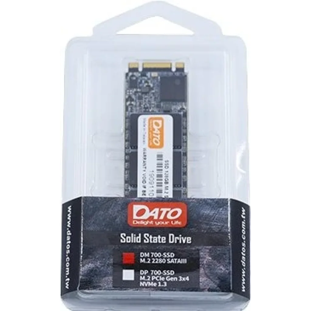 Накопичувач SSD 512GB Dato DM700 M.2 SATAIII 3D TLC (DM700SSD-512GB) UA