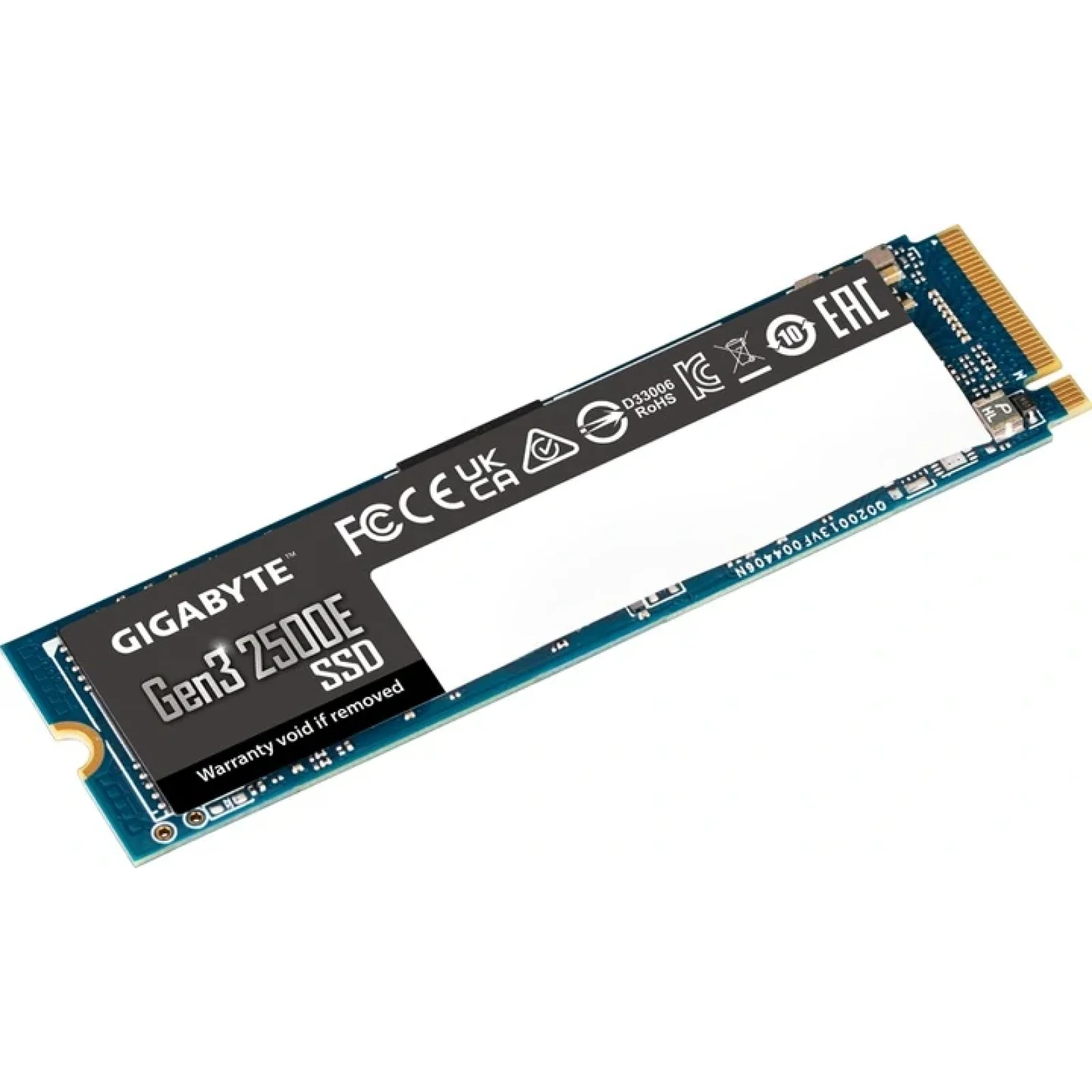 Накопитель SSD 500GB Gigabyte Gen3 2500E M.2 PCIe NVMe 3.0 x4 3D TLC (G325E500G) UA