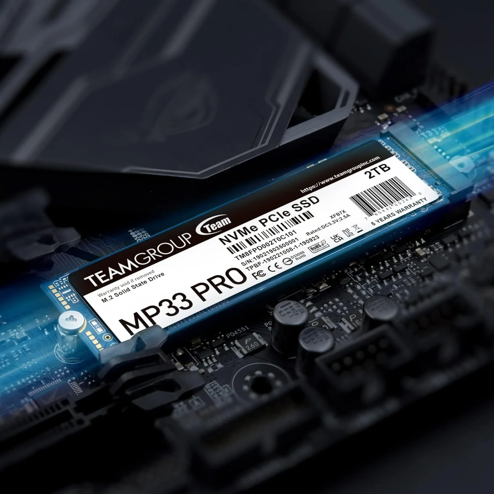SSD накопичувач 2TB Team MP33 Pro M.2 2280 PCIe 3.0 x4 3D TLC (TM8FPD002T0C101) UA