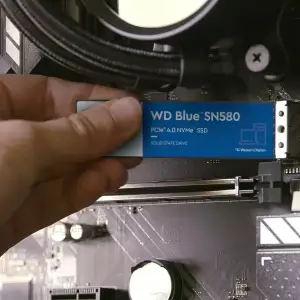 Накопитель SSD 1ТB WD Blue SN580 M.2 2280 PCIe 4.0 x4 3D TLC (WDS100T3B0E) UA