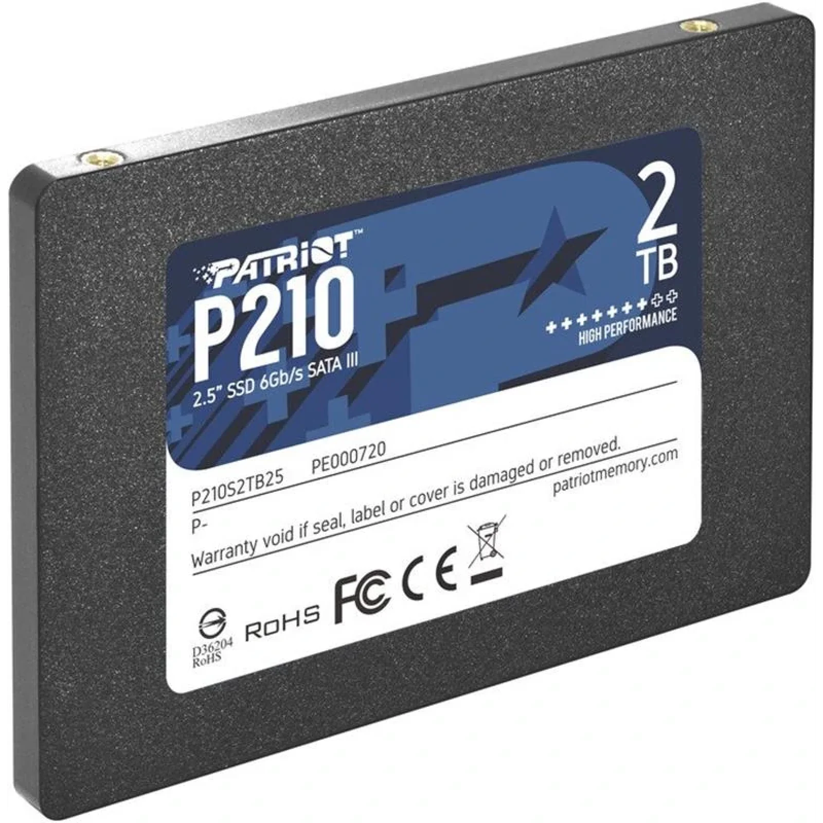 Накопитель SSD 2TB Patriot P210 2.5