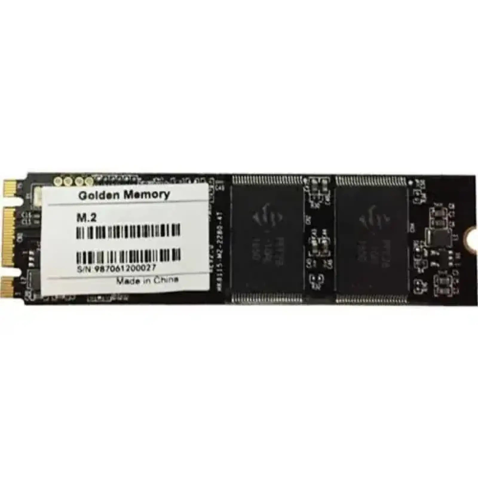 Накопичувач SSD 256GB Golden Memory M.2 2280 SATA III 3D NAND TLC (AM256CGB) UA