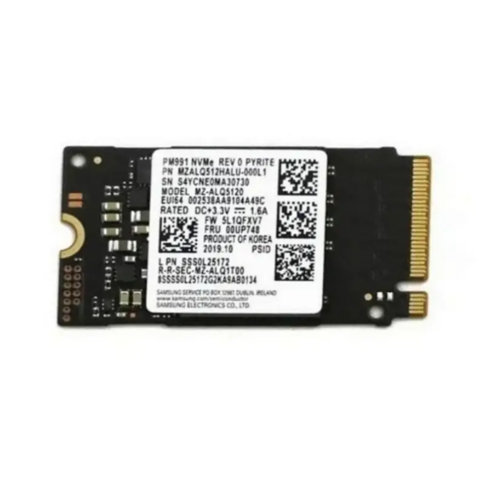 Накопитель SSD 512GB Samsung M.2 2242 PCIe 4.0 x4 TLC (MZALQ512HALU-000L2) UA