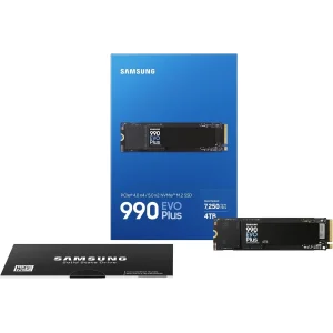 Накопитель SSD 4ТB Samsung 990 EVO Plus M.2 2280 PCIe 5.0 x2 NVMe V-NAND TLC (MZ-V9S4T0BW) UA