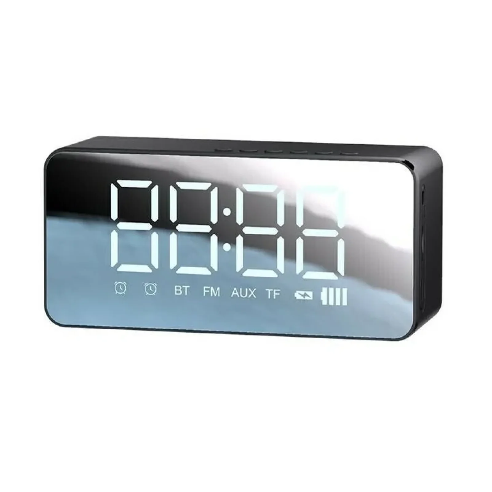 Настільний годинник Usams US-YX007 Multi-functional Alarm Clock Black (YX7LY01) UA