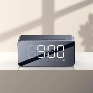 Настільний годинник Usams US-YX007 Multi-functional Alarm Clock Black (YX7LY01) UA