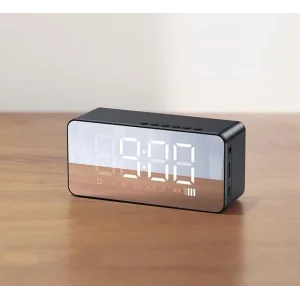 Настільний годинник Usams US-YX007 Multi-functional Alarm Clock Black (YX7LY01) UA