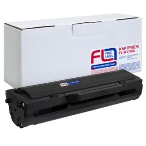 Картридж Free Label (FL-W1106A) HP LJ Pro 107/135/137 Black (W1106A) UA