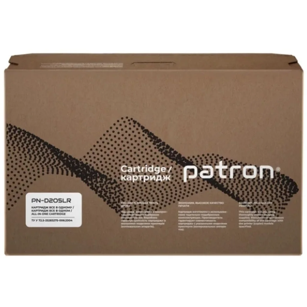 Картридж Patron (PN-D205LR) Samsung SCX-5637FR/5737FR/ML-3710D Black (MLT-D205L) UA