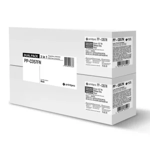 Картридж PrintPro (PP-C057FN) Canon LBP223dw/226dw/228x/MF443dw/445dw/446x/449x Black (Canon 057) Dual Pack без чипа UA