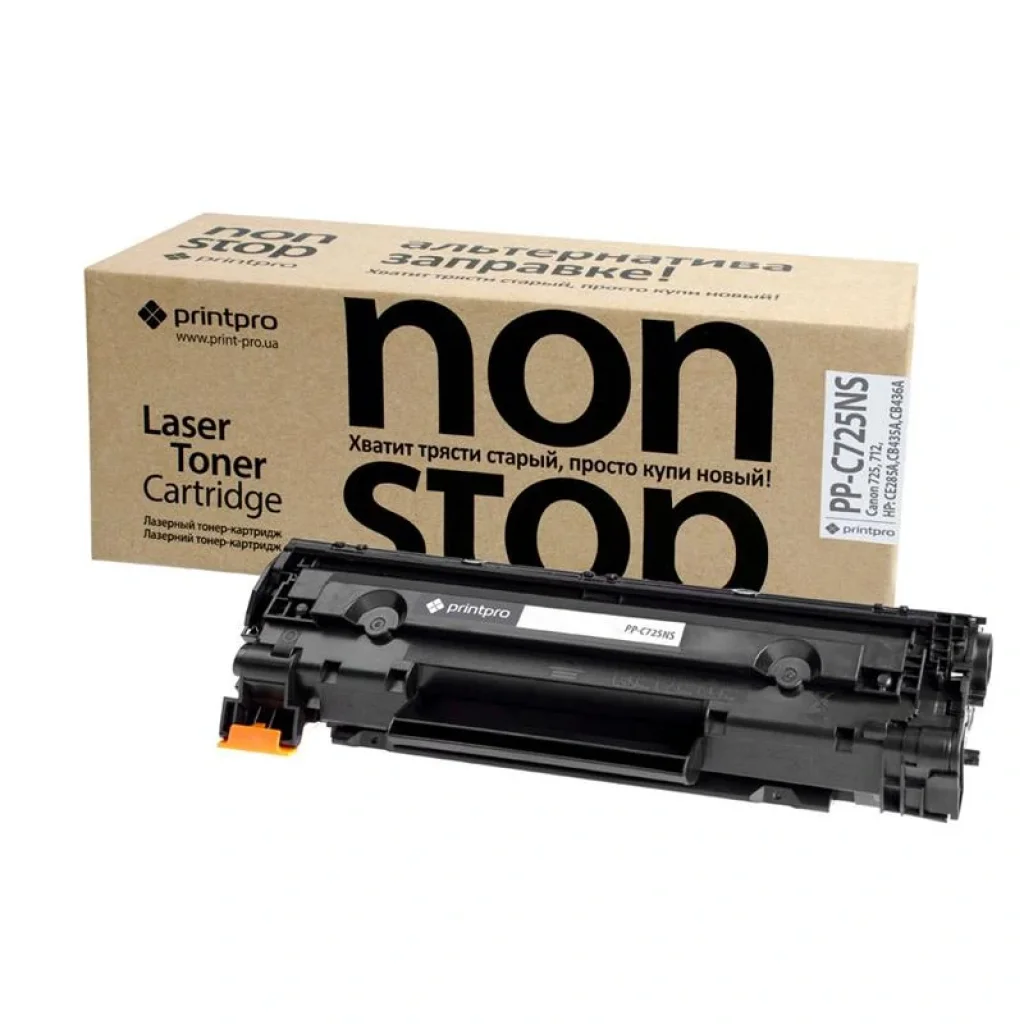 Картридж PrintPro NonStop (PP-C725NS) Canon LBP-6000/6020/MF3010 (Canon 725) UA
